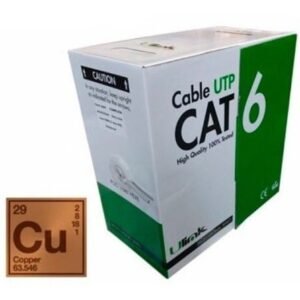 Cable De Red Utp Cat6 Caja De 305mts 100% Cobre / Premium