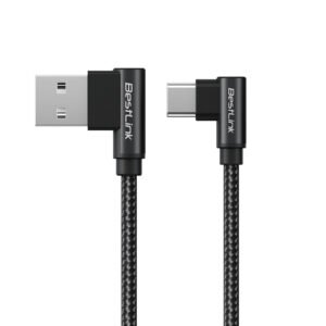 Cable USB-A a USB-C 3.0A Trenzado en L BL-CHCBG55 Rapido
