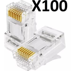 Conector Rj45 Cat5e 100 Unidades Ulink