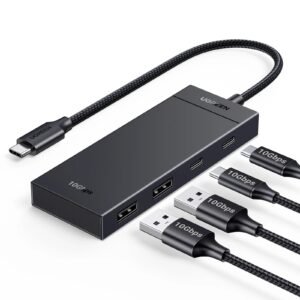 Hub USB - C UGREEN CM806 10Gbps 2x USB - C 2x USB - A 3.2 Gen 2