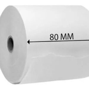 Rollo De Papel Térmico 80x80mm 59grs Pack De 5 Unidades